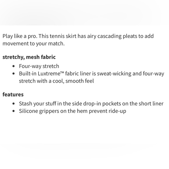 Lululemon Tiered Pleats Tennis Skirt - Picture 4 of 8